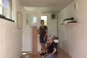 Shipping Container inside renos