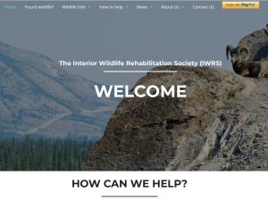 Screen Shot IWRS homepage